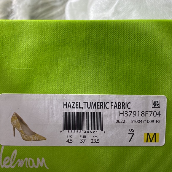 Sam Edelman Hazel Tumeric Fabric Size US 7 H37918F704 - Picture 9 of 9